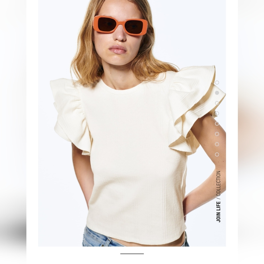Zara Ruffle top